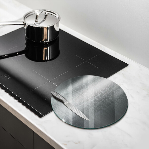 Deska kuchenna szklana Tekstura metal