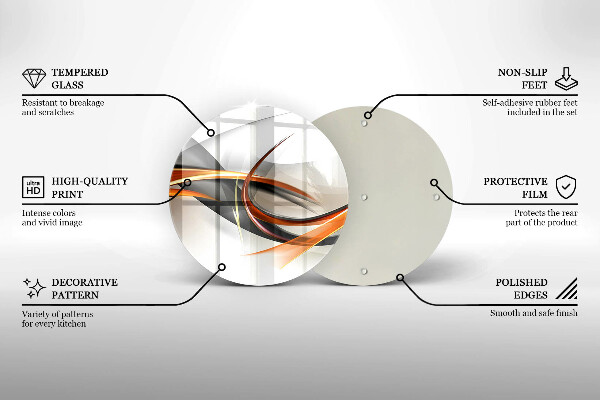 Deska kuchenna szklana Nowoczesne kształty