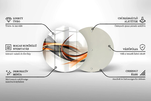 Deska kuchenna szklana Nowoczesne kształty