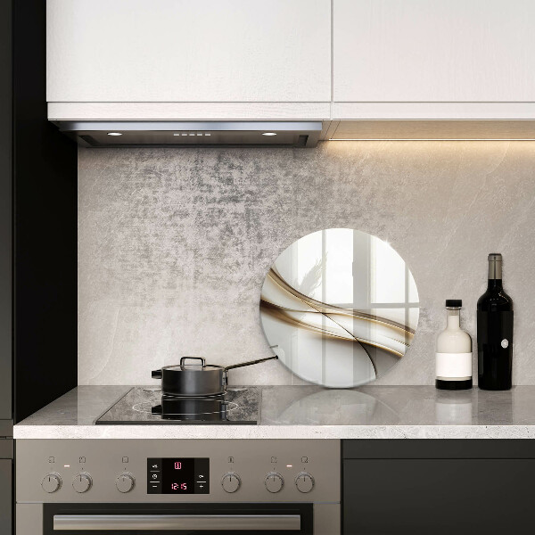 Deska kuchenna szklana Łagodne linie abstrakcja