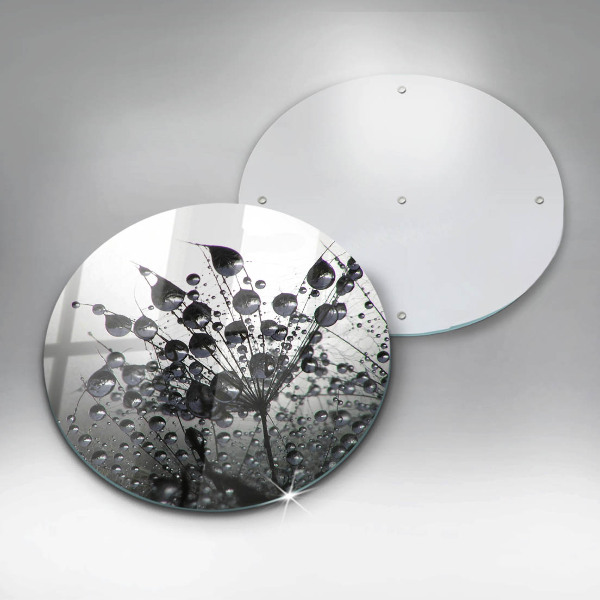 Deska kuchenna szklana Dmuchawce i rosa