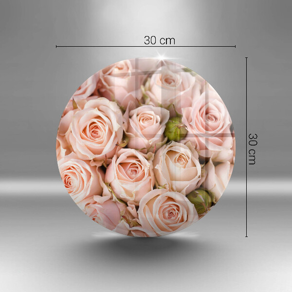 Deska kuchenna szklana Bukiet delikatne róże