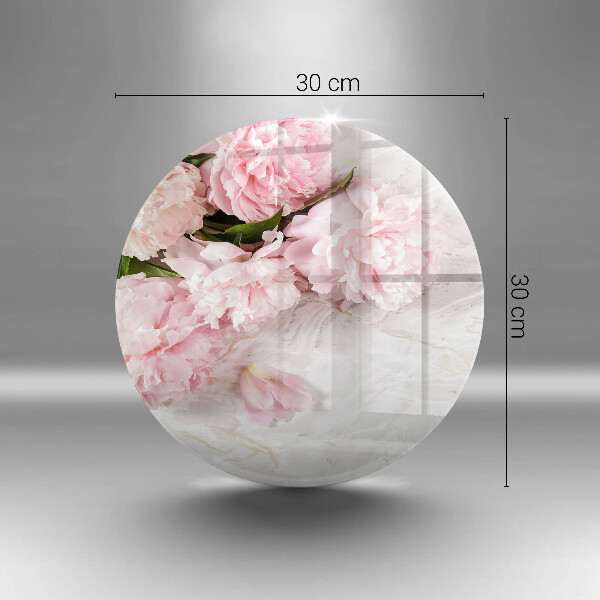Deska kuchenna szklana Delikatne róże kwiaty