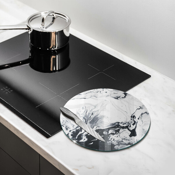 Deska kuchenna szklana Abstrakcja tusz