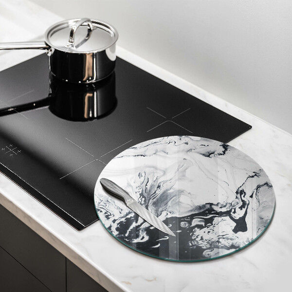 Deska kuchenna szklana Abstrakcja tusz