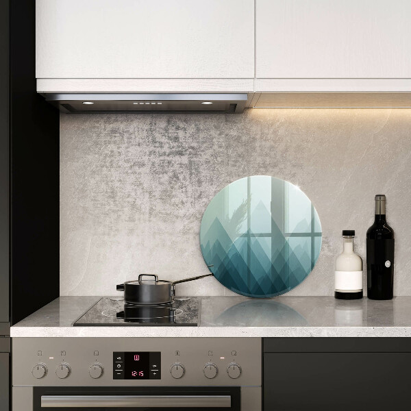 Deska kuchenna szklana Abstrakcyjne góry