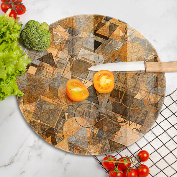 Deska kuchenna szklana Wzór figury geometryczne