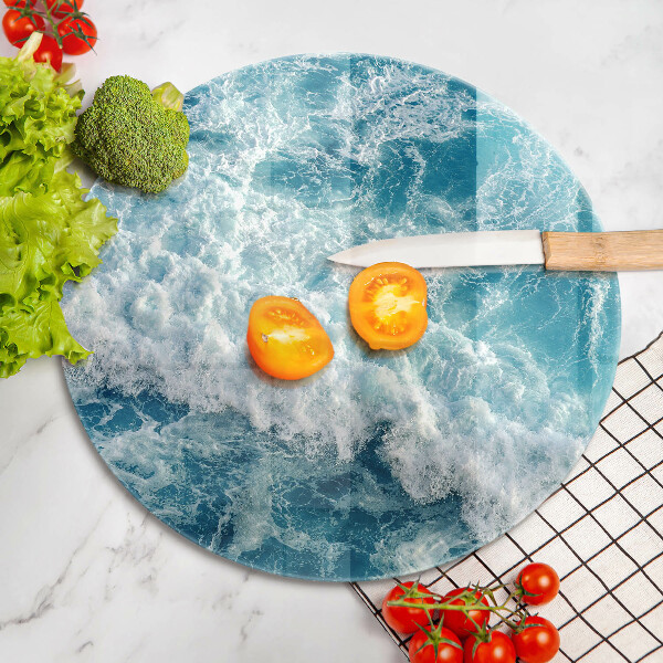 Deska kuchenna szklana Woda morskie fale