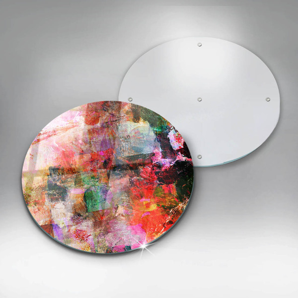 Deska kuchenna szklana Abstrakcja farby