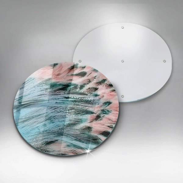 Deska kuchenna szklana Boho ptasie pióra