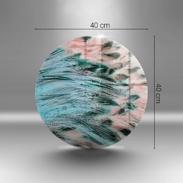 Deska kuchenna szklana Boho ptasie pióra