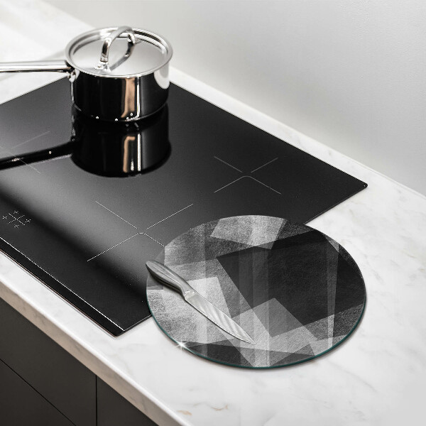 Szklana deska kuchenna Geometryczna abstrakcja