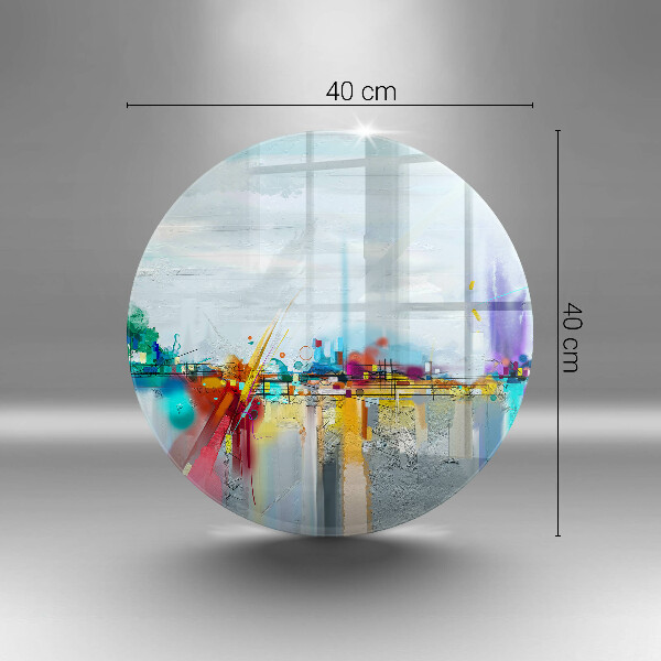 Szklana deska kuchenna Malowana abstrakcja