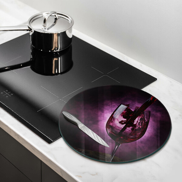 Deska kuchenna szklana Kieliszek wina