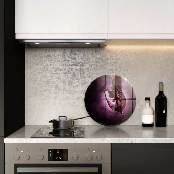 Deska kuchenna szklana Kieliszek wina