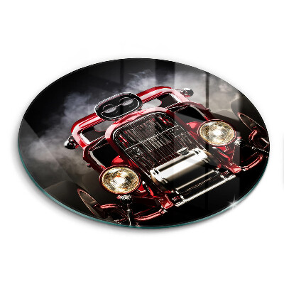 Deska kuchenna szklana Stary samochód