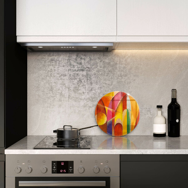 Deska kuchenna szklana Kolorowa abstrakcja