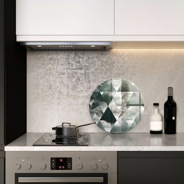 Deska kuchenna szklana Trójkąty i woda