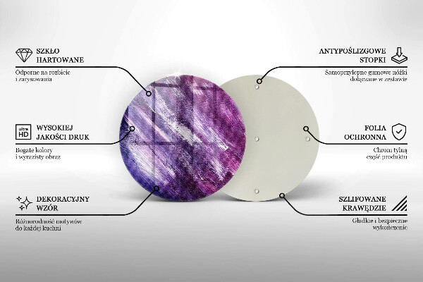 Deska kuchenna szklana Abstrakcja farby