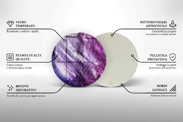 Deska kuchenna szklana Abstrakcja farby