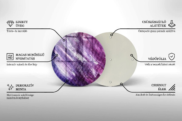 Deska kuchenna szklana Abstrakcja farby