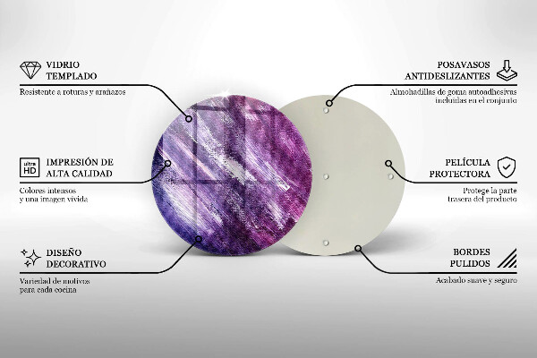 Deska kuchenna szklana Abstrakcja farby