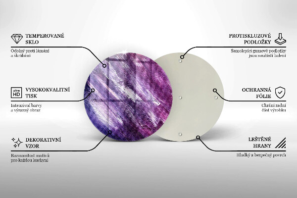 Deska kuchenna szklana Abstrakcja farby