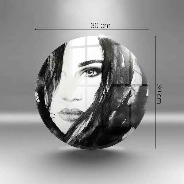 Deska kuchenna szklana Twarz kobiety