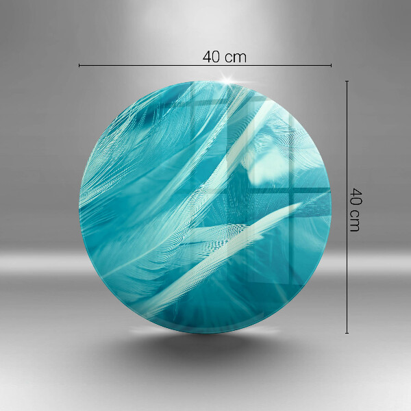 Deska kuchenna szklana Delikatne piórka