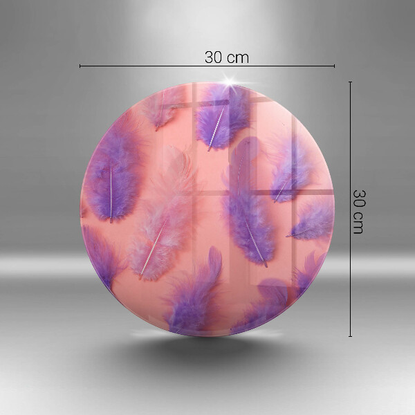 Deska kuchenna szklana Puchate piórka