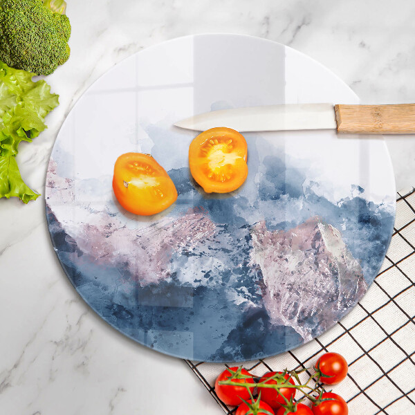 Deska kuchenna szklana Abstrakcja malowane góry