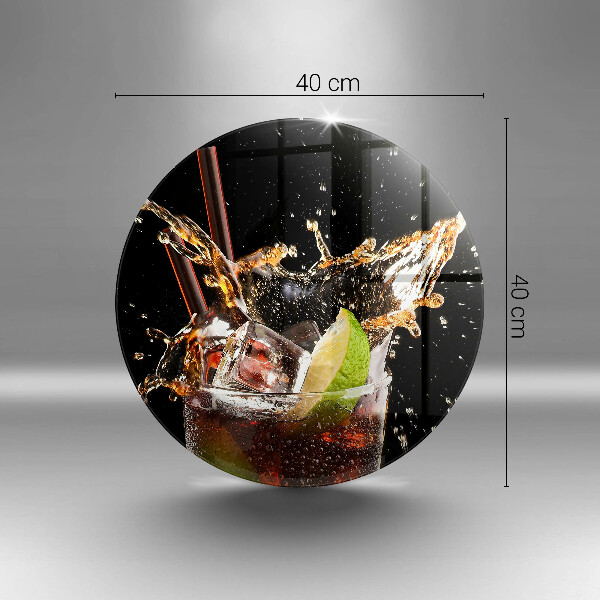 Deska kuchenna szklana Drink z lodem