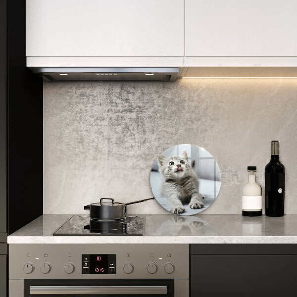 Deska kuchenna szklana Mały uroczy kotek