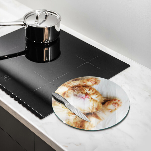 Deska kuchenna szklana Mały słodki kotek