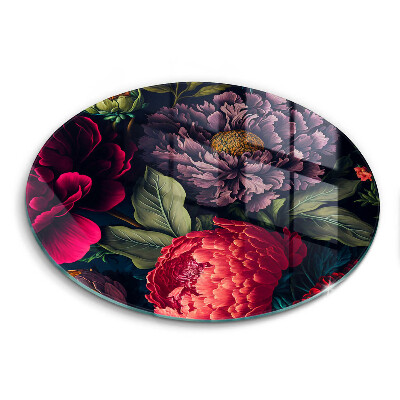 Deska kuchenna szklana Piękne kwiaty