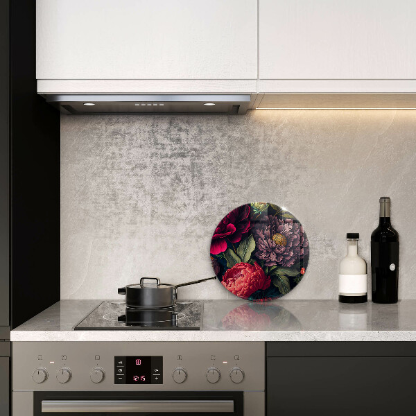 Deska kuchenna szklana Piękne kwiaty