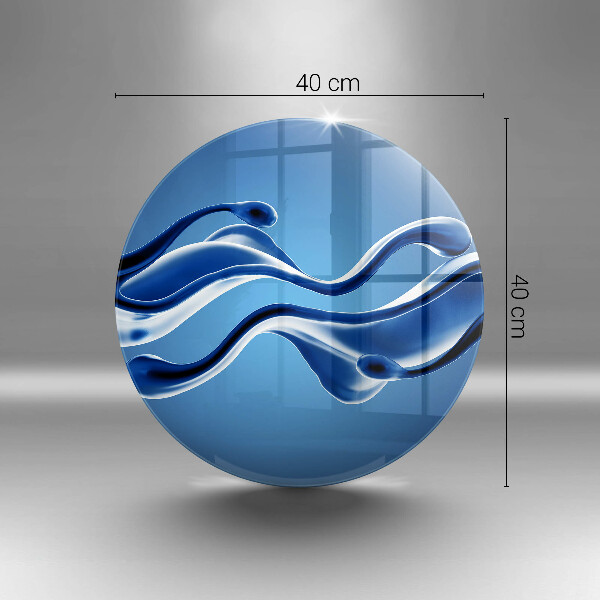 Szklana deska kuchenna Płynna abstrakcja