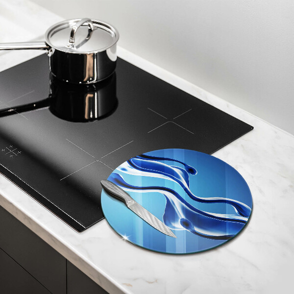 Szklana deska kuchenna Płynna abstrakcja