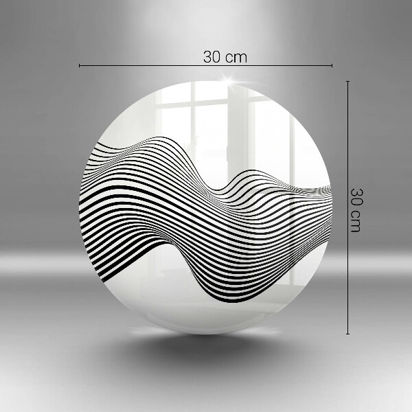 Szklana deska kuchenna Linearna abstrakcja