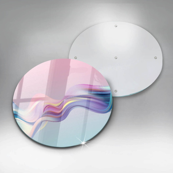 Szklana deska kuchenna Pastelowa abstrakcja