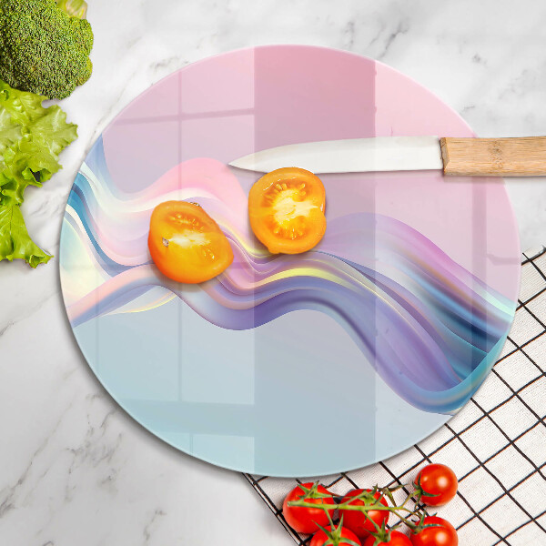 Szklana deska kuchenna Pastelowa abstrakcja