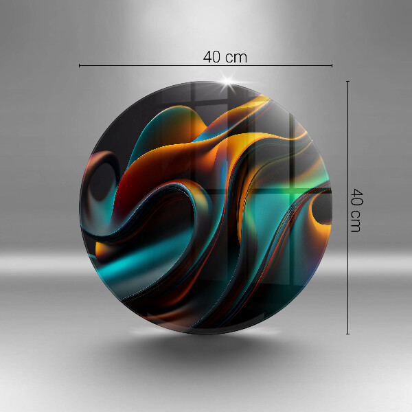 Deska kuchenna szklana Kolorowa abstrakcja