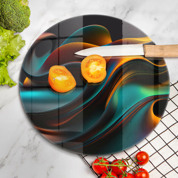 Deska kuchenna szklana Kolorowa abstrakcja