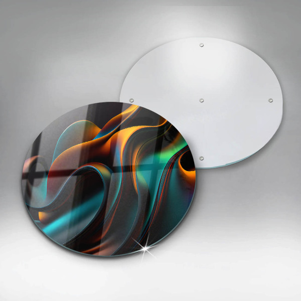 Deska kuchenna szklana Kolorowa abstrakcja