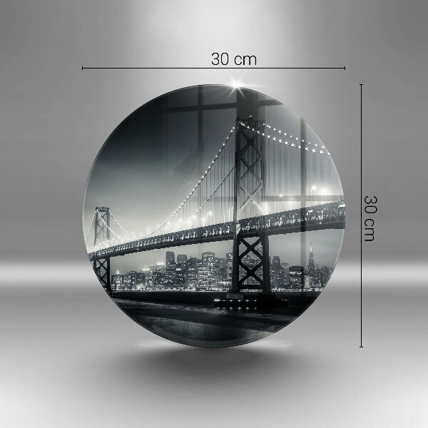 Deska kuchenna szklana Most Benjamina Franklina