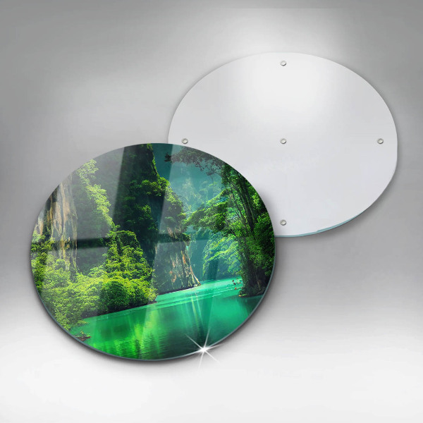 Deska kuchenna szklana Pejzaż laguna