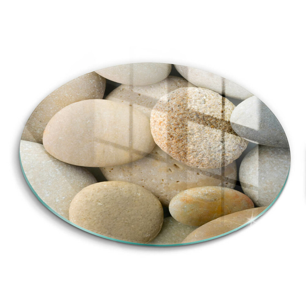 Deska kuchenna szklana Wzór owalne kamienie