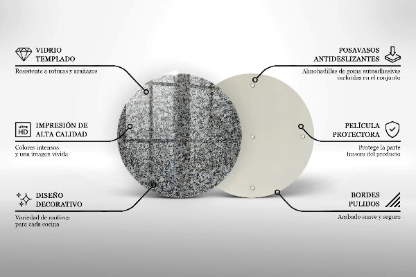Deska kuchenna szklana Tekstura kamienia