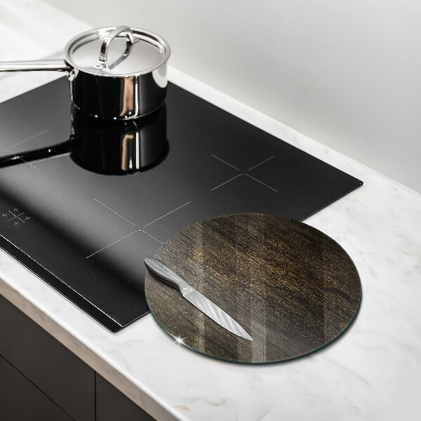 Deska kuchenna szklana Tekstura drewna kora