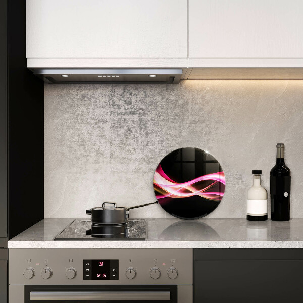 Deska kuchenna szklana Abstrakcja neonowy dym